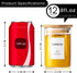 Kuocodall 12 201 8oz Pcs Glass Spice Jars with Bamboo Airtight Lids & Labels - Small Empty Food Storage Containers