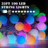 33 100 LiuZpatial Smart Globe Christmas Lights Indoor, FT LED Globe Fairy Lights Plug in, App & Remote Control, Timer