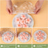 Plastic Bowl Covers 100pcs Elastic Reusable, Shower Caps for Sourdough Bread Proofing, Outdoor Food Covers to keep Bugs Away, Stretch Bowl Covers for Outside, Rising, Fly, Picnic, Fridge by smallchuzi