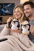Delta Loom 16 oz Penguin Ice Cream Pint Holder - Fits Standard Pints - Compatible with Ramen Noodles - Dual Spoon Slots