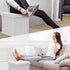 15 Inch Athena Collection Leather Square Ottoman with Storage, Small Storage Ottoman, Multipurpose Footstool Foot Rest