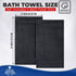 Set 4, 27 54 Inches, 100% DAN RIVER Bath Towels of x Cotton, Larger & Lighter Weight, Quicker to Dry, Super Soft