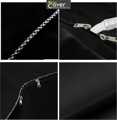 Portable Washing Machine Cover, Top Load Washer Dryer Cover, Waterproof Full-Automatic/Wheel Cover (23"24"36")