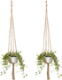 2 Pack 48 Inch 4 EBOOT Large Macrame Plant Hanger Rope to Hang Flower Pot Plant Holder for Indoor Outdoor Decorations