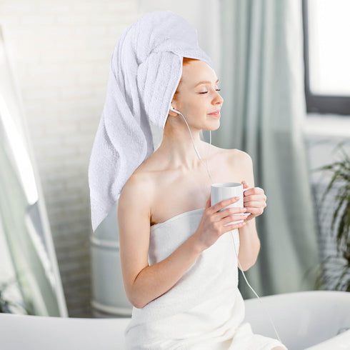 4 Pack Set, (30 60 Inches) 100% Utopia Towels Premium Extra Large Bath Towels x Ring Spun Cotton, Lightweight