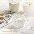 White Cupcake Liners, 200pcs Muffin Baking Cups,Ramekin Holders, Heavy Duty Oil proof Wrappers for Wedding,Birthday,Party,Baby Showers,Gift for Valentine's Day by Nax Caki