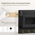 Key and Mail Holder for Wall, Wall Mount Mail Organizer with 6 Hooks and Storage Drawer, Key Rack (B-Black)
