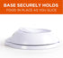 COMMERCIAL CHEF Egg Chopper, Safe Food Chopper, Egg Cutter, Mushroom & Strawberry Slicer for Salads, White