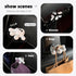 2PCS Cute Hanging Toothbrush Holder, Wall Hanging Utility Suction Hooks with Sticky Pads for Bathroom Decor