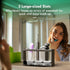 Toothbrush Holders for Bathrooms, Detachable Organizer with 3 Slots, Black Countertop Accessories Storage