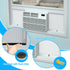 Air Jade Adjustable Window Air Conditioner Side Panels with Frame, Pack of 2 for 14,000 to 22,000 BTU Units