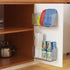 MaraFansie 2 Pack Plastic Lid Organizers - Inside Cabinet for Kitchen, No Drill Wall Mount Holders for Tupperware Lids