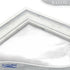 Icona Bay 5x7 Picture Frames, Cloudy White, 3 Pack, Cape Cod Style, Table Top or Wall Mount