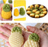 2 Set Pineapple Plastic Mooncake Mold, Hand Press Moon Cake Mould, Pineapple Cookie Cutter Bakeware Tools