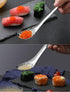 DUEBEL Spherical Caviar Dispenser, Molecular Gastronomy Kit with 96 Holes Roe Sauce Infuser & Strainer Spoon
