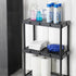 Gracious Living 3 Shelf Knect-A-Shelf Solid Light Duty Storage Unit 12 x 24 x 33 for Home, Garage, Basement