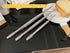 JETKONG Set of 3 Extra Long Kitchen Tweezers, Heavy Duty Stainless Steel Cooking Tweezers (9, 12, 14 Inch, Silver)