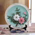 Guffman 12 Inch Wooden Display Stand - Black Wood Plate Stand for Decorative Plates