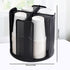 Rotated Cup and Lid Dispenser, Paper Cup Holder for Countertop, Coffee Cup Dispenser and Lid Holder Organizer with 4 Compartments, Cup Organizer for Restaurant Coffee Station Bar Office (Black)