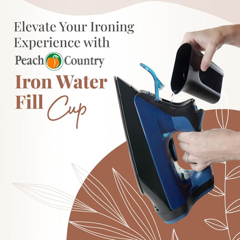 Peach Country 12 Oz Iron Water Fill Cup for Rowenta Irons (1)