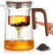 GrowCube Tea Infuser Enchanti Tea Pot, Magic Glass Teapot with Infusers for Loose