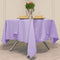 Kadut Square Tablecloth 52 x 52 Inch Lavender Heavy Duty Washable Table Cloth for Parties, Weddings, Kitchen, Restaurant