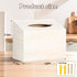 Noafocks Tissue Box Cover Holder Compatible with Kleenex Disposable Paper Hand TowelsWood Hand Towels Cover Paper Towel