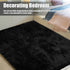 5x8,Black Shag Area Rug for Bedroom Fluffy Area Rugs for Living Room,Soft Fuzzy Rug Non-Shedding Indoor Plush Carpet