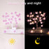 12.8 40 suddus Cherry Blossom Lights, ft LED Flower String Lights Battery Operated with Remote, Pink Fairy Light