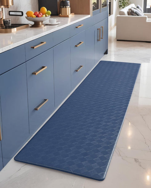 Color&Geometry Anti Fatigue Cushioned Kitchen Floor Mats,17"X47",Runner Rug Non Slip Waterproof,Memory Foam