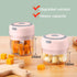 Electric Garlic Chopper, 250ML USB Food Chopper, Mini Vegetable Mincer for Garlic, Ginger, Chili, Vegetables