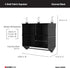 ClosetMaid 4-Shelf Closet Fabric Hanging Organizer with Garment Rod for Shirts, Sweaters, Pants, Hats, Shoes, Purses