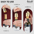 OWO Wine Bottle Stopper - Silicone Stainless Steel Decorative Preserver, Reusable Wine Corks to Keep Wine Fresh