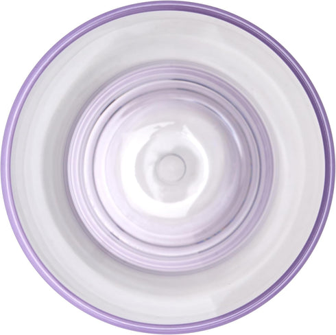 G.E.T. S-11-CL-EC 12 oz. Clear Rim-Full Stackable Glass, Break Resistant (Pack of 4)