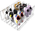 Copidrum Clear Kids Shoe Rack Holder for Closet Storage Organizer Stackable Shoes Shelf