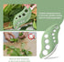 Generic 9 Herb Stripper Tool Holes with Herb Cutter, Herb Stripper Cutter Tool, Stainless Steel Kitchen Herbs Leaf