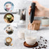 15-Second Handheld Milk Frother with Cover- Silent Drink Mixer, Travel-Ready with ABS Sleeve, Battery-Powered