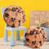 HYSEAS Round Throw Pillow 13.4 Inch Chocolate Cookie, 3D Digital Print Decorative Soft Plush Pillow for Couch or Chair