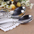 Korean Stainless Steel Rice Soup Iced Tea Spoon, Long Handle Cold Drink Spoon, Great Circle 3Pcs
