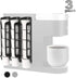STORAGENIE Coffee Pod Holder, Side Mount K Cup Pods Organizer for Keurig Coffee Makers, 3 Pack for 15 K-Cups