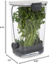 ProKeeper Herb Keeper – 1-Piece, White, with Removable Silicone Drain Plug, BPA-Free Plastic