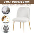 Set 1/2/4/6 Armless 1PC) Velvet Curved Back Chair Covers Round Back Dining Room Chair Covers Slipcovers of Mid Century