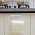 12.4 Inches Steel(White,1 Yaocom Cabinet Door Paper Towel Holder Camper Under Sink No Drilling Paper Towel Storage
