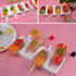 Sakolla 3 Pack Large Popsicle Molds, 4 Cavities Silicone Cake Pop Molds for Chocolate Baking with 100 Sticks