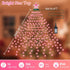 Smart Valentine's Day Lights with Star Topper, APP Control Music Sync Color Changing RGB Christmas String Lights