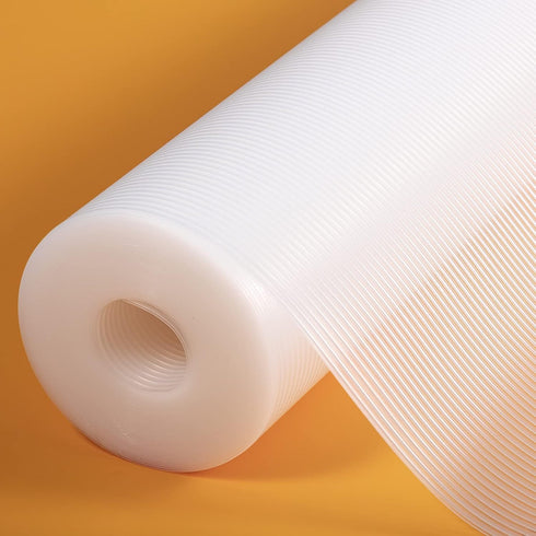Shelf Liners for Kitchen Cabinets, Non-Adhesive EVA Material Waterproof Mats, Clear 17.3 x 78.7 Inches