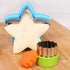 Sandwich Cutter Set - 4 Sandwich Cutters Shaped Like Dinosaur, Star, Heart, and 8 Vegetable Cutters for Children
