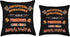 Funny AI Tech Geek Sarcastic Orange Throw Pillow, 16x16, Multicolor