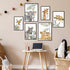 Set 6, HLJ ART Safari Animal Nursery Wall Art: Woodland Nursery Wall Decor of Baby Animals Pictures Jungle Wall Posters