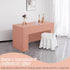 4 Pack 96 30 Inch 8 x Open Back Fitted Tablecloth Rectangle Table Fitted for Ft Folding Tables Polyester Table Cover